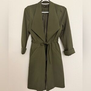 Olive Green Trench Coat